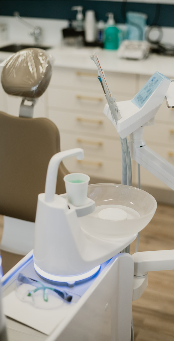 Water feature at the Bespoke Dental practice